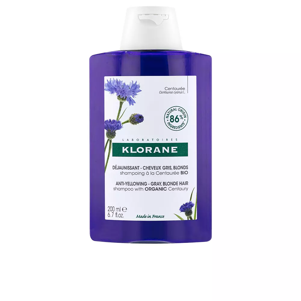Klorane Champú Centaurea | Cabellos Grises 200ml