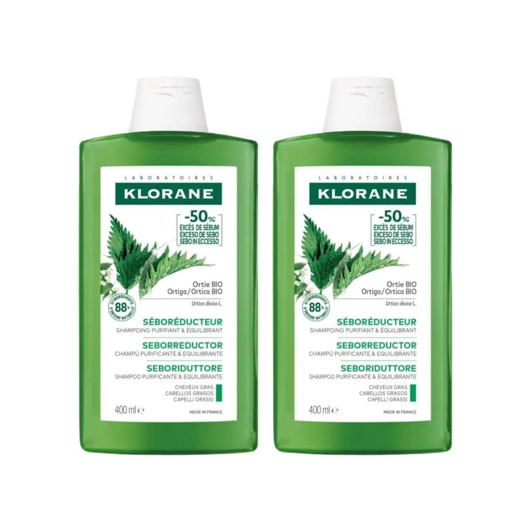 Klorane Champú a la Ortiga Bio Pack 2 x 400ml