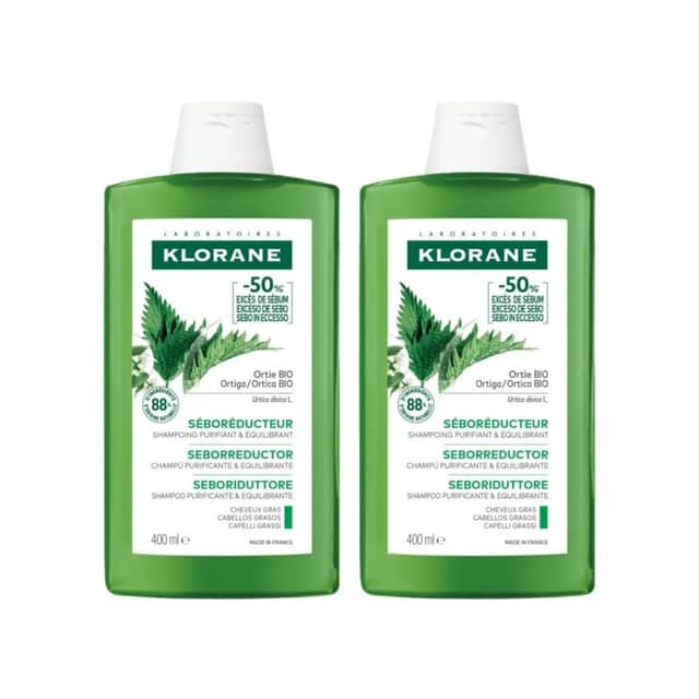Klorane Champú a la Ortiga Bio Pack 2 x 400ml