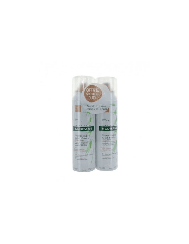 Klorane Ortiga Champu Seco Color Pack Duo 2x150ml