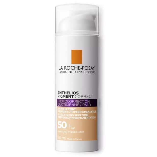 La Roche-Posay Anthelios Pigment Correct Fotoprotector con Color Tono Claro SPF50+ 50ml
