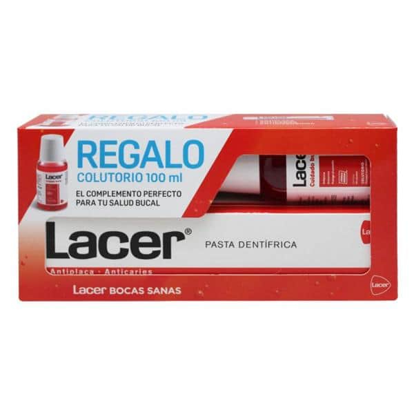 Lacer Pack Pasta Dental 125ml + Colutorio 100ml