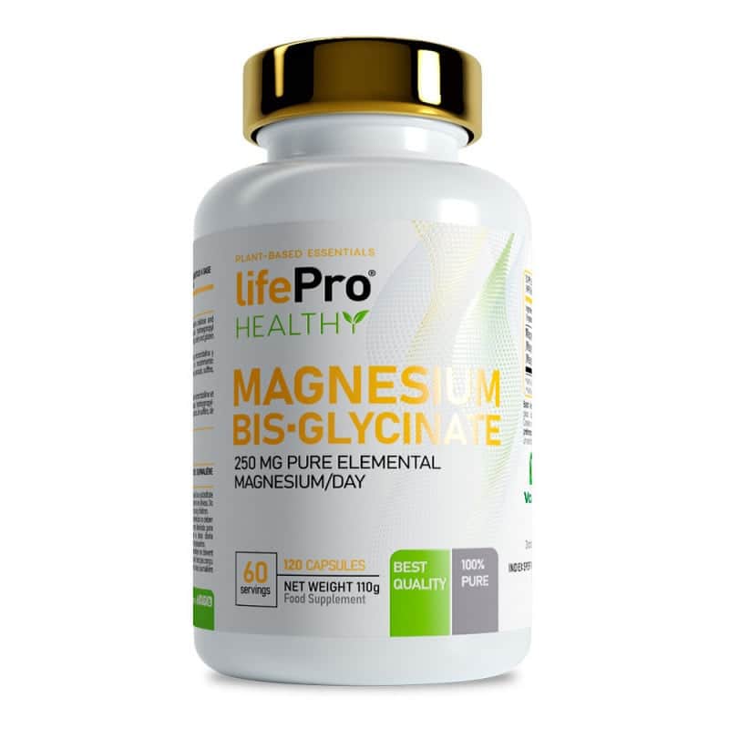 Life Pro Nutrition Bisglicinato de Magnesio 120 cápsulas