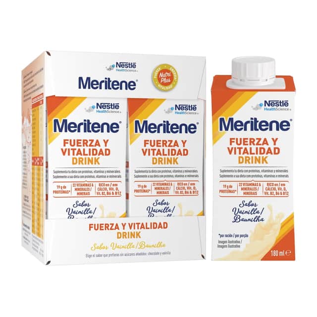 Meritene Fuerza y Vitalidad Vainilla 4x180ml