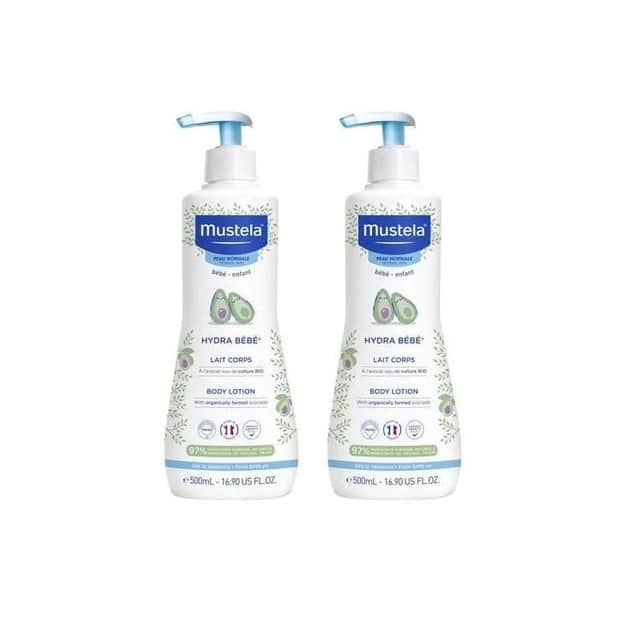 Mustela Duplo Hydra Bebé Leche Corporal 2x500ml