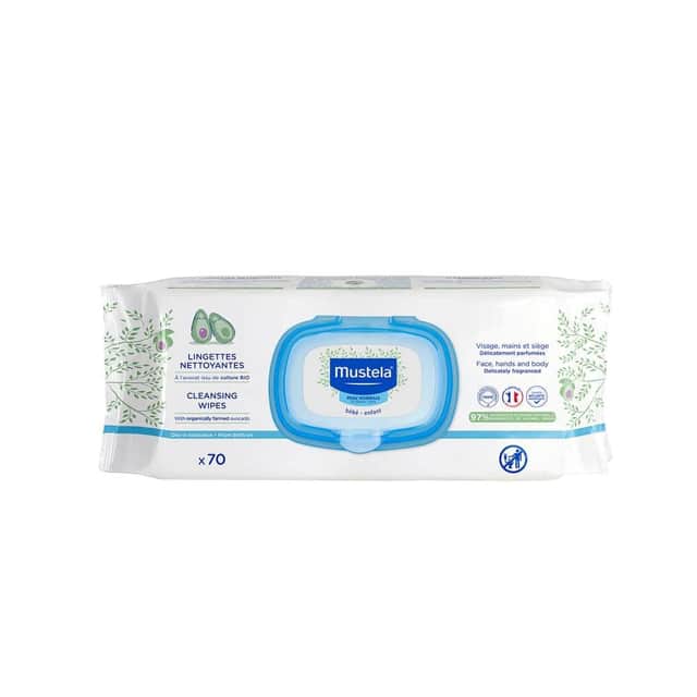 Mustela Toallitas Limpiadoras al Aguacate 70 unidades