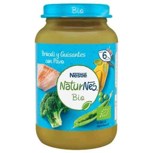 Nestlé Naturnes Bio Brócoli y Guisantes con Pavo 190g