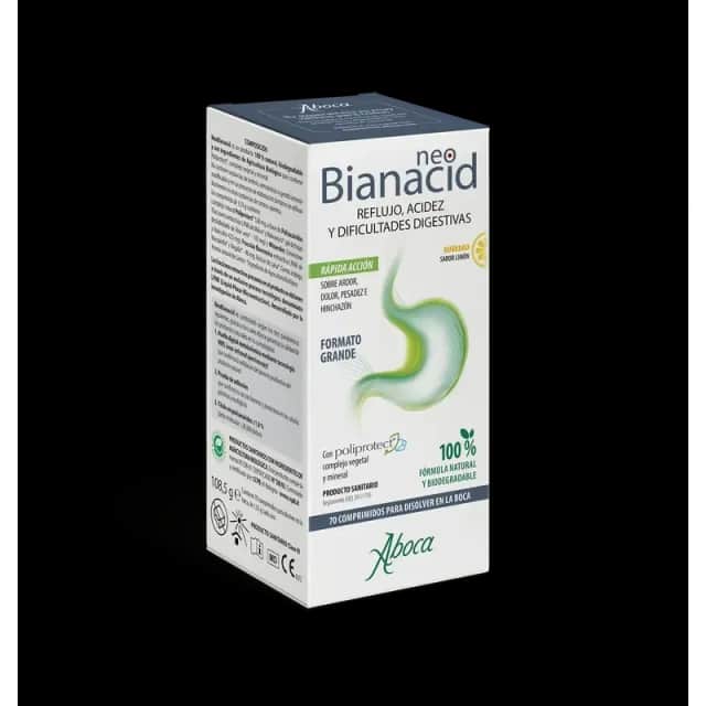 Aboca NeoBianacid Sabor Limón 70 comprimidos