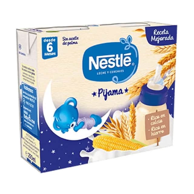 Nestlé Leche y Cereales Pijama 2x250ml