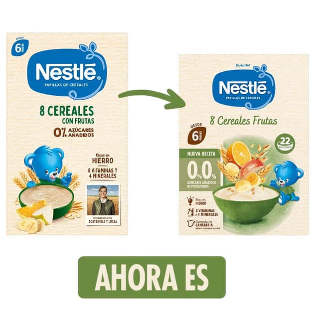 Nestlé 8 Cereales Frutas 500g