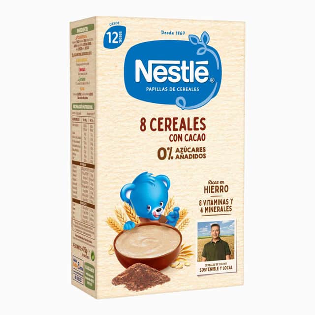 Nestlé 8 Cereales con Cacao 475g