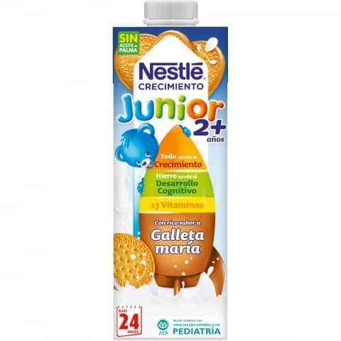 Nestlé Junior Crecimiento 2+ Galleta María 1L