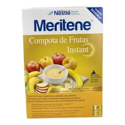 Meritene Instant Fruit Melocotón Plátano y Manzana 700g