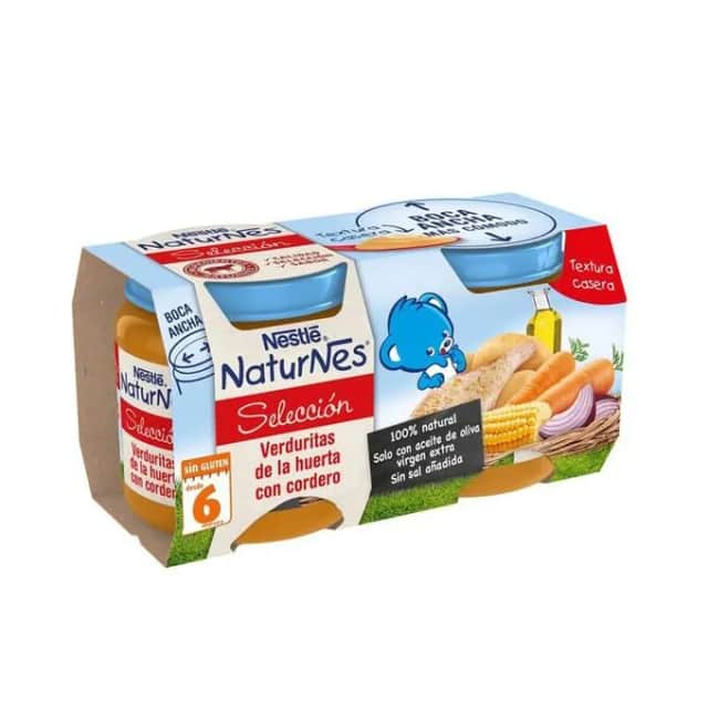 Nestlé Naturnes Cordero con Verduras 2x200g