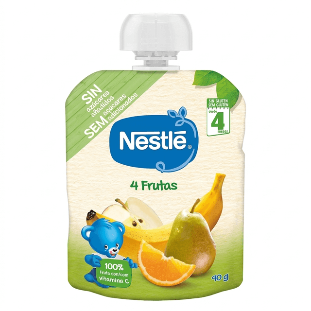 Nestlé Naturnes Pera Manzana Naranja Plátano 90g