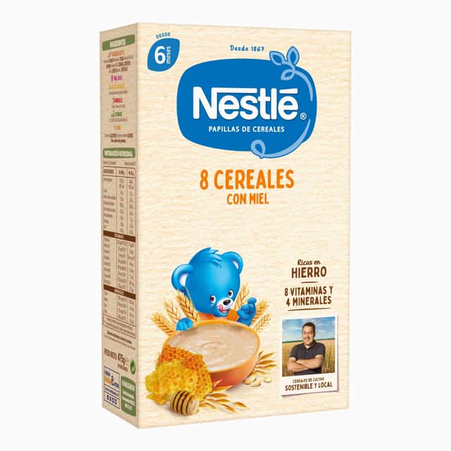 Nestlé 8 Cereales con Miel 475g