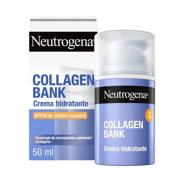 Neutrogena Collagen Bank Crema Hidratante SPF30 de Amplio Espectro