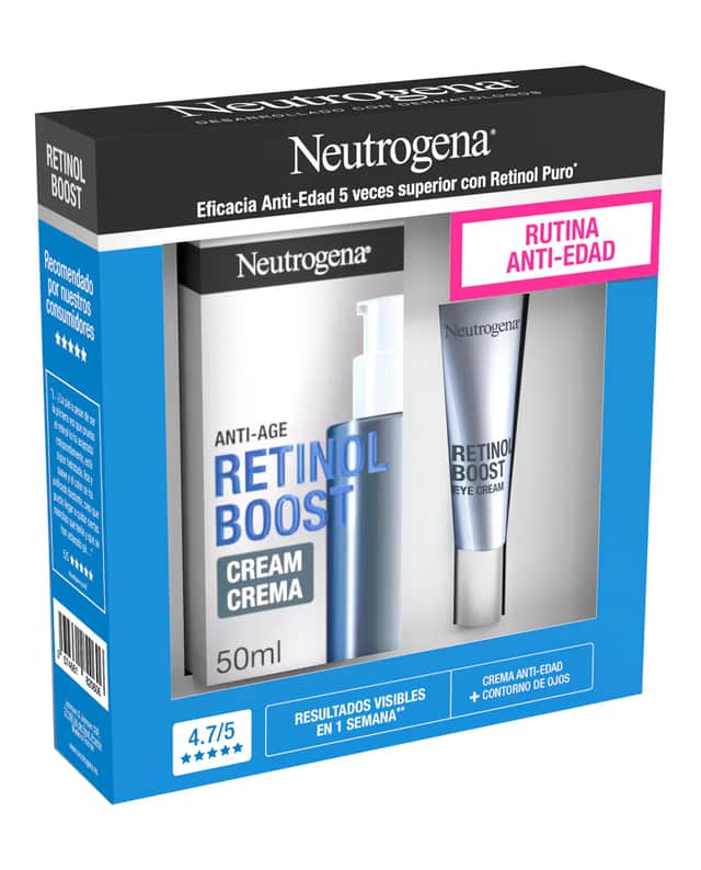 Neutrogena Retinol Boost Crema Antiguedad + Controrno Ojos