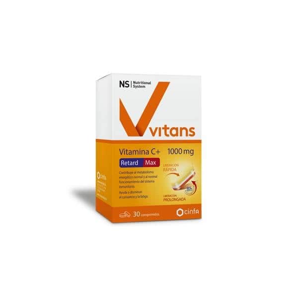 NS Vitans Vitamina C+ 1000 mg Retard Max 30 comprimidos