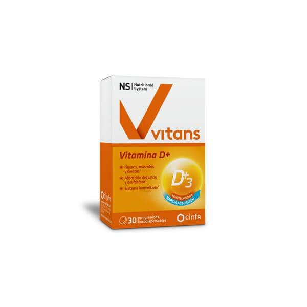 NS Vitans Vitamina D+ 30 comprimidos