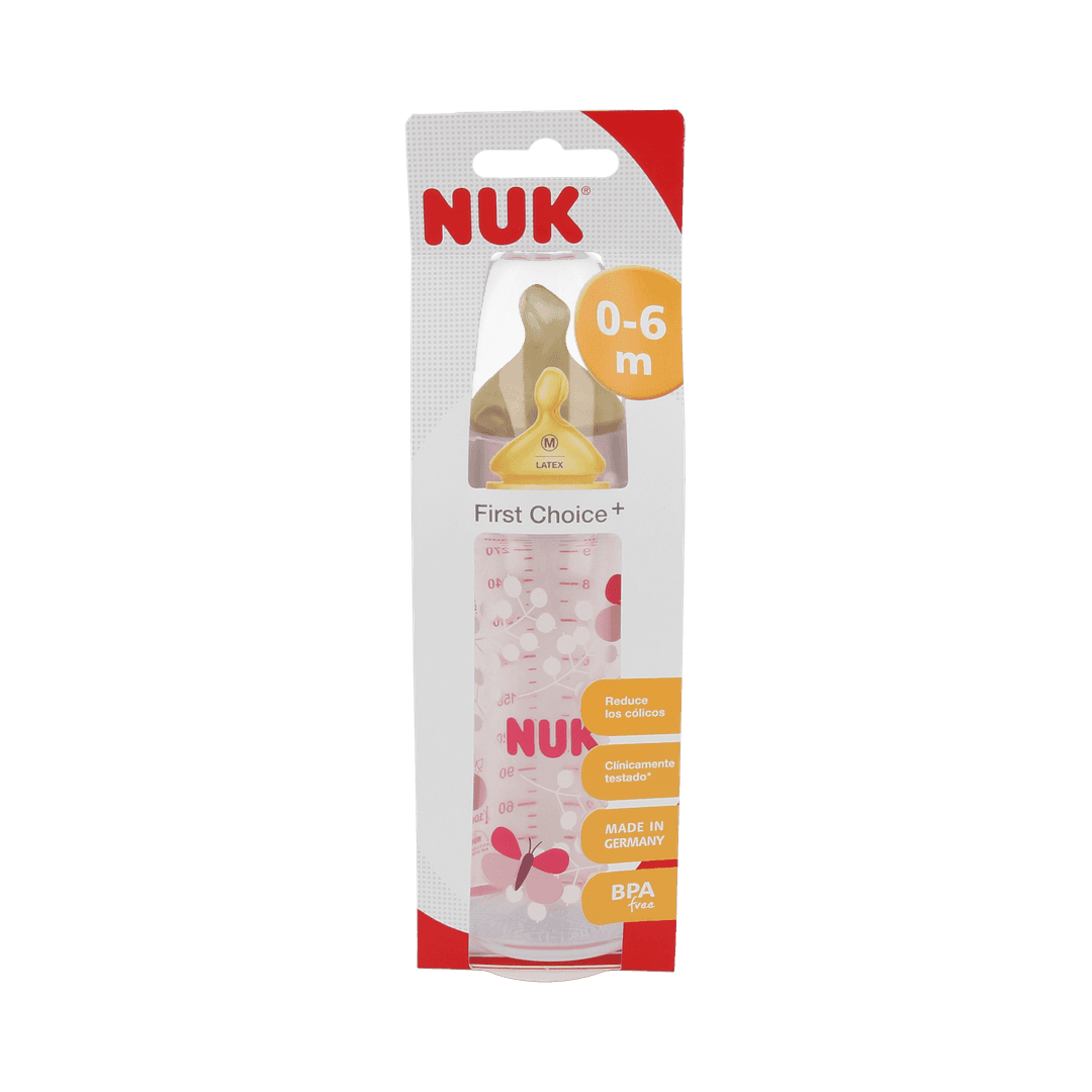 Nuk Biberon Pp Latex First Choice Talla 1 M 0-6 Meses 300ml