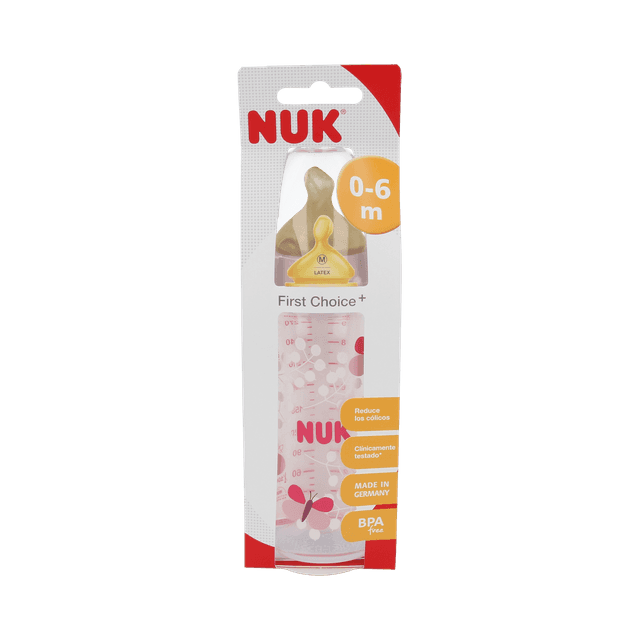 Nuk Biberon Pp Latex First Choice Talla 1 M 0-6 Meses 300ml