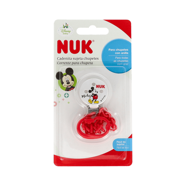 Nuk Cadenita Chupete Mickey 1 unidad