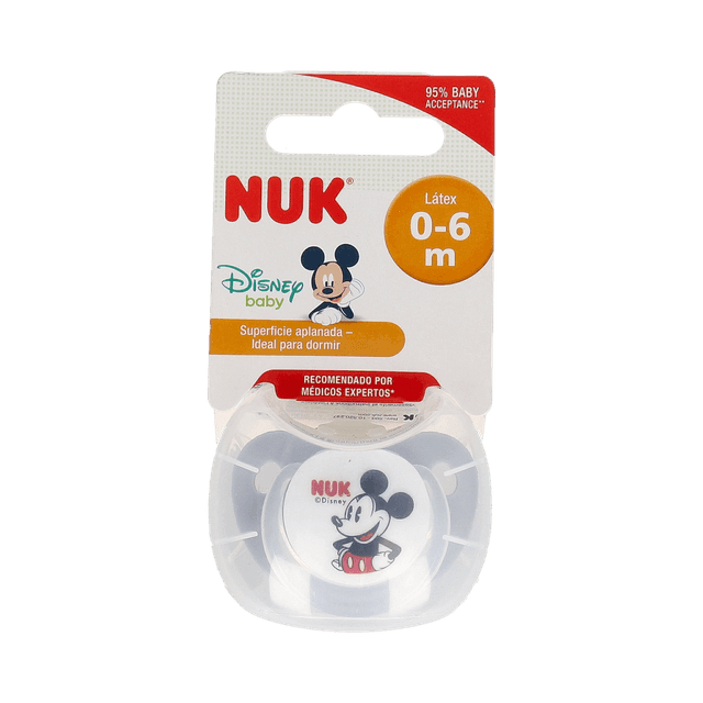 Nuk Chupete Latex Disney Mickey 0-6m 1 unidad