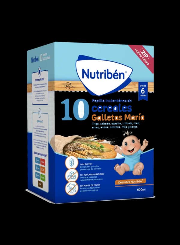 Nutribén 10 Cereales Galletas María 600g