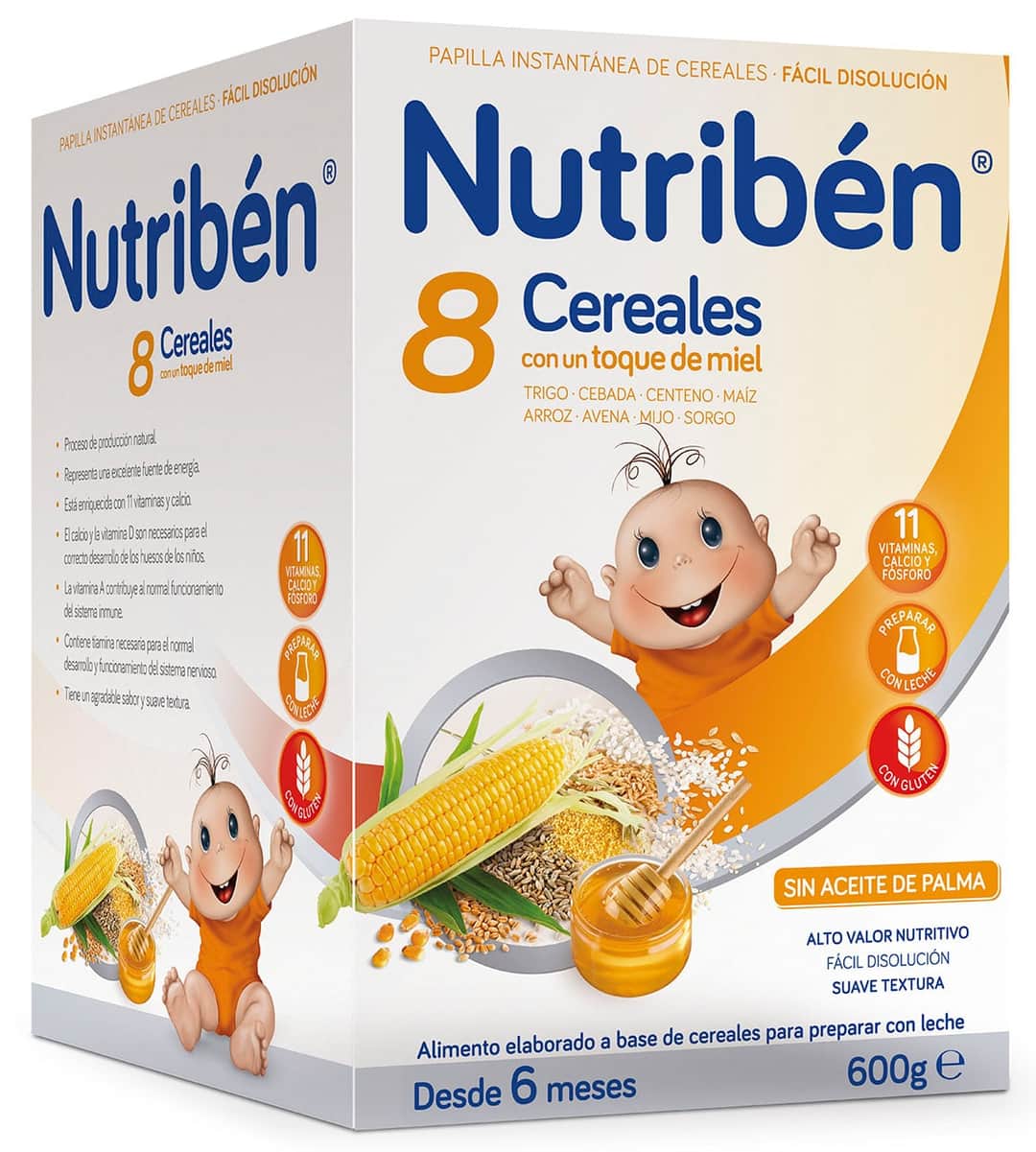 Nutribén 8 Cereales y Miel 600gr