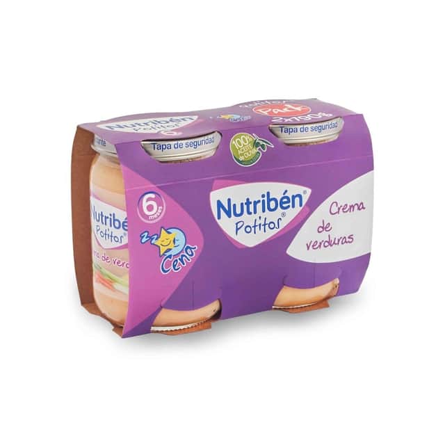 Nutribén Potitos Crema Verduras 2x190g
