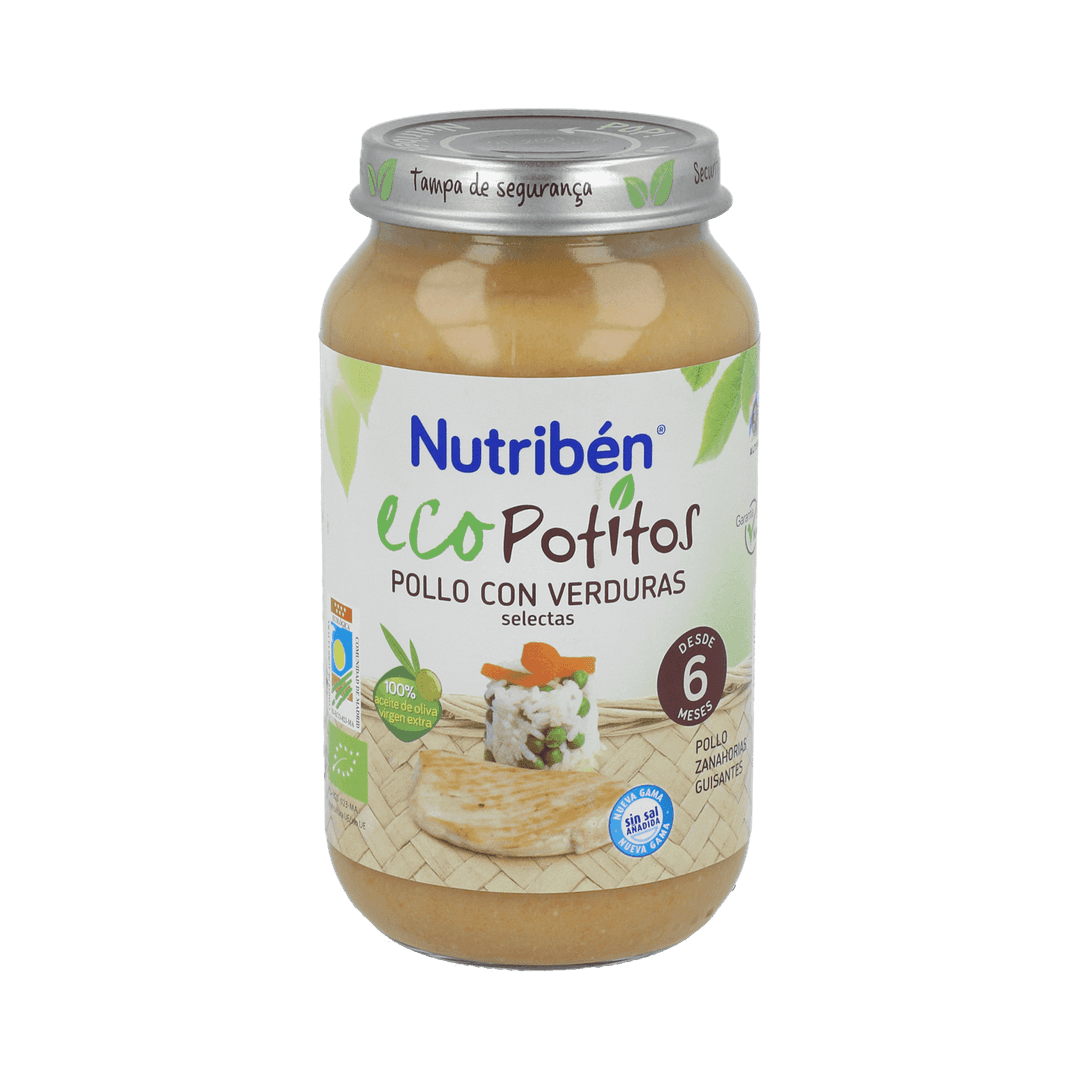Nutribén Eco Potitos Pollo con Verduras 250g