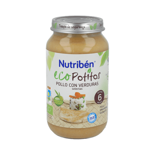 Nutribén Eco Potitos Pollo con Verduras 250g