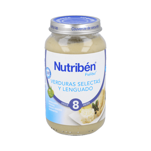 Nutribén Potito Verduras Selectas y Lenguado 250g