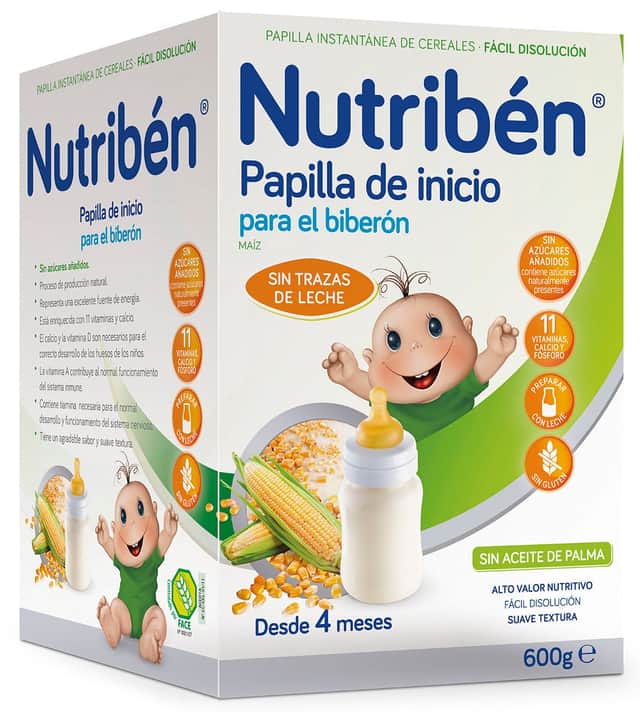 Nutribén Papilla inicio Biberón sin Gluten 600g
