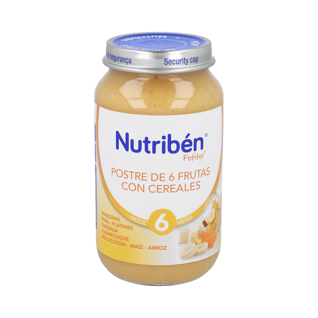 Nutribén Potito 6 Frutas con Cereales 250g