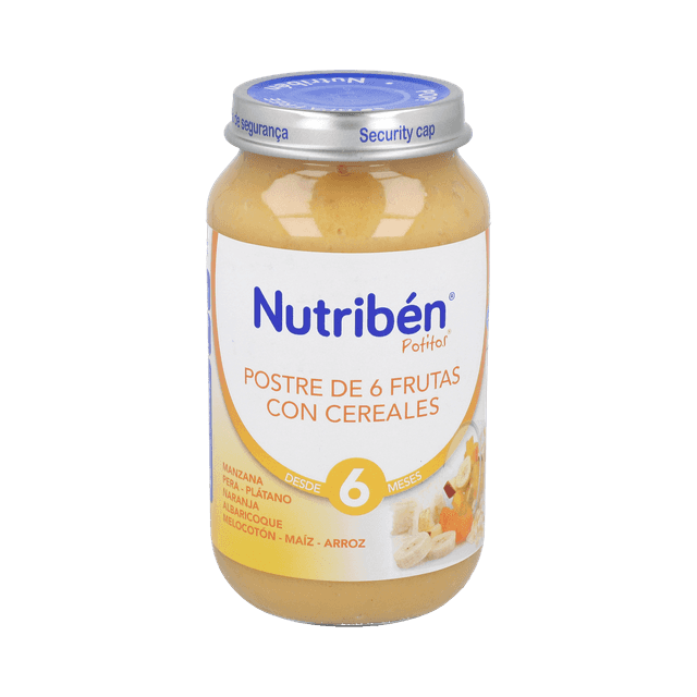 Nutribén Potito 6 Frutas con Cereales 250g