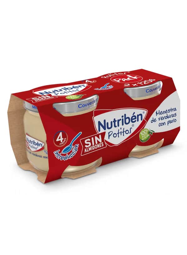 Nutriben Potito Menestra Verdura con Pavo 2x120g
