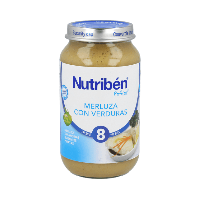 Nutribén Potito Merluza con Verduras 250g