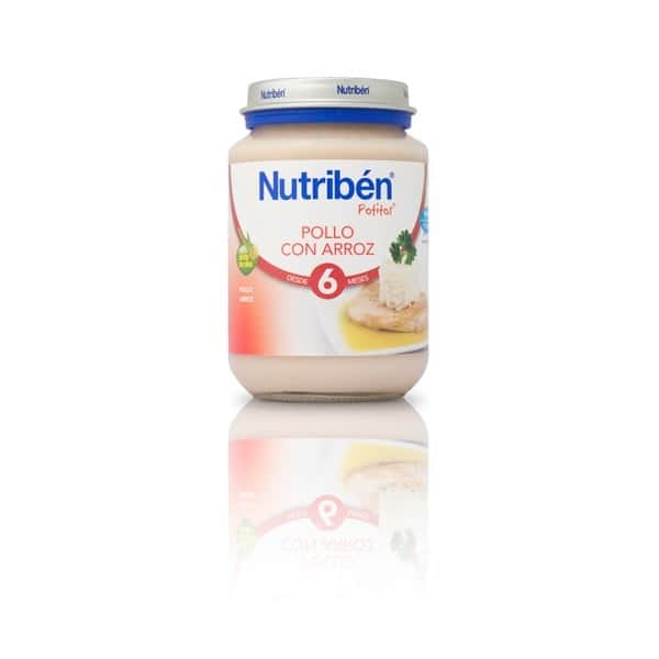Nutribén Potito Pollo con Arroz 200g