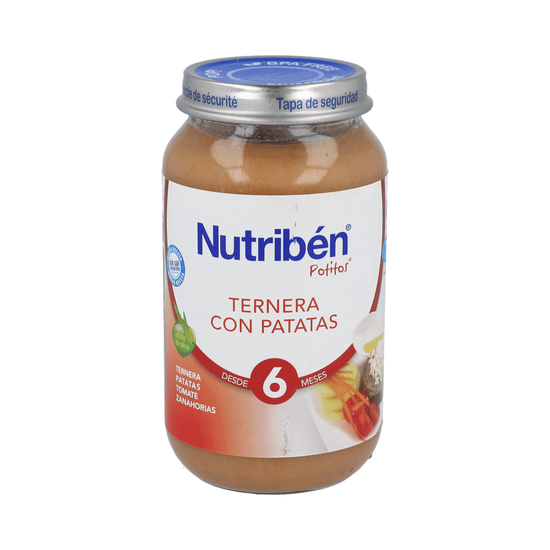 Nutribén Potito Ternera con Patata 250g