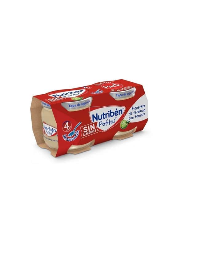 Nutriben Potito Verduras Ternera 2x120g