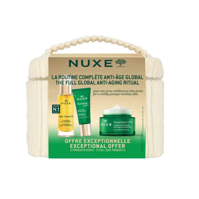 Nuxe Neceser Rutina Completa Antiedad Global Sérum + Crema Antiedad + Contorno Ojos Y Labios