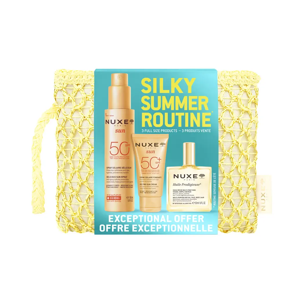 Nuxe Sun Neceser Silky Summer Routine 3 uds