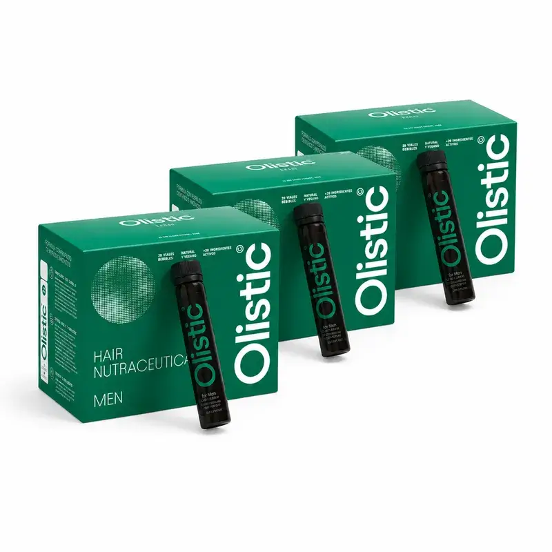 Olistic For Men Tratamiento Anticaída 3 x 28 Viales 25ml