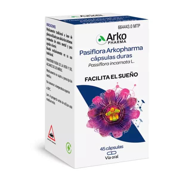 Arkopharma Pasiflora 300 mg 45 cápsulas
