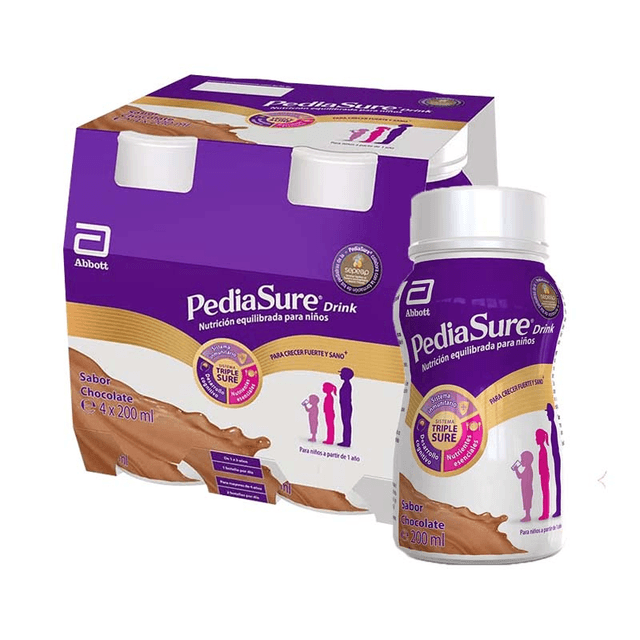Abbott Pediasure Drink Chocolate 4x200ml