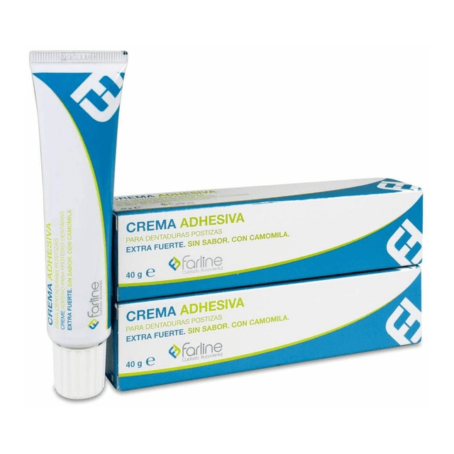 Farline Crema Adhesiva Para Dentaduras Postizas Duplo 2x40g