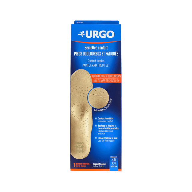Urgo Plantillas Confort 2 unidades Talla 36/38