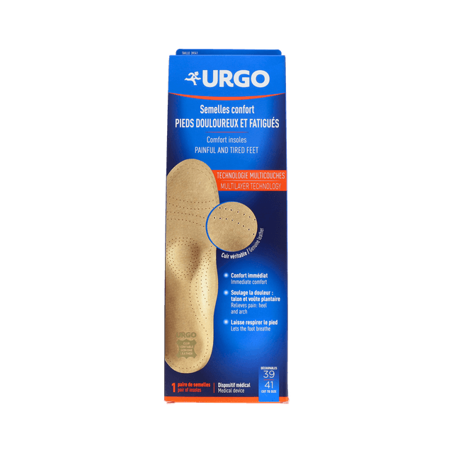 Urgo Plantillas Confort 2 unidades Talla 39/41